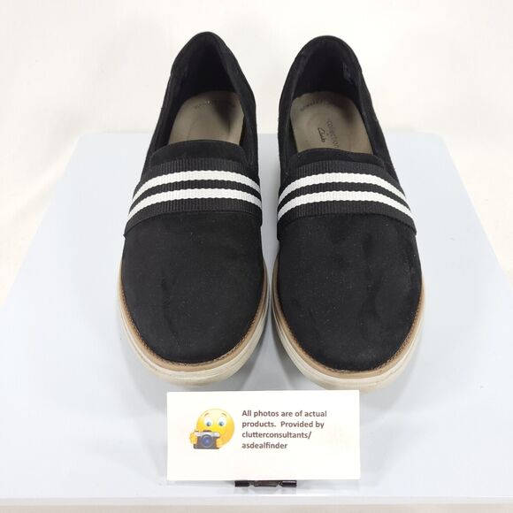 Collection by Clarks Sharon Dasher Loafer Flat Womens Size 11 13288 Black - Picture 2 of 9
